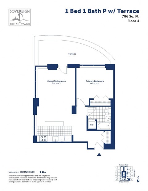 this is a floor plan of a 1 bed 1 bath pvw unit